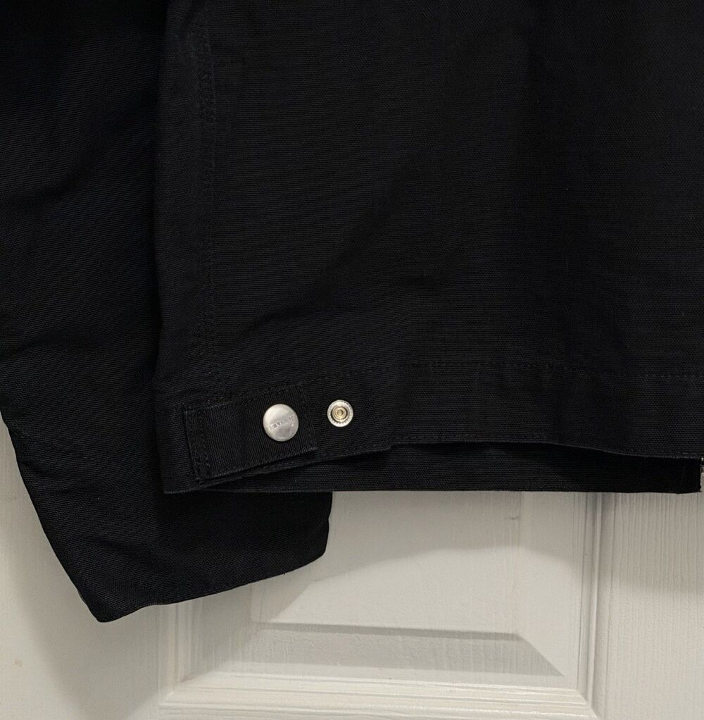 Carhartt WIP OG Detroit Jacket Black - Women’s Sz Medium - Picture 6 of 8